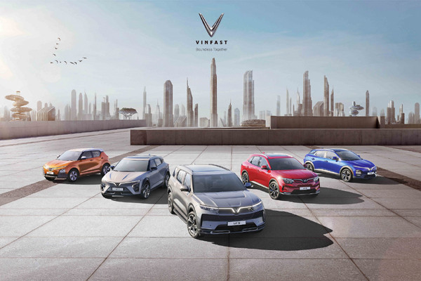 VinFast trưng bày 4 mẫu xe điện tại Los Angeles Auto Show 2022