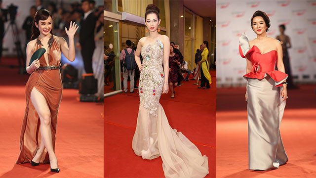 Dàn mỹ nhân Việt đổ bộ trên thảm đỏ liên hoan phim Quốc tế Hà Nội