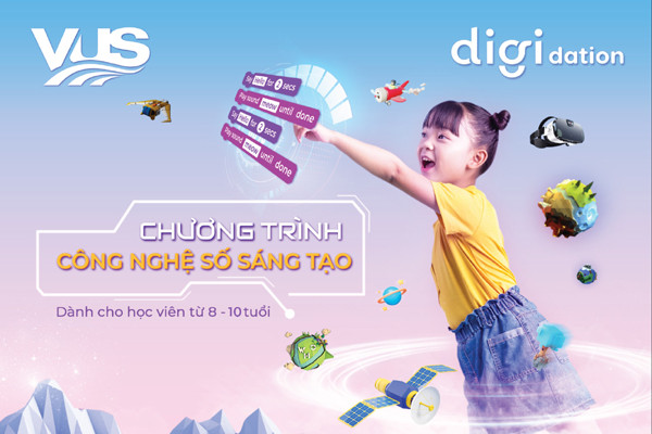 VUS ra mắt khóa học DIGIdation dành cho học sinh 8-10 tuổi