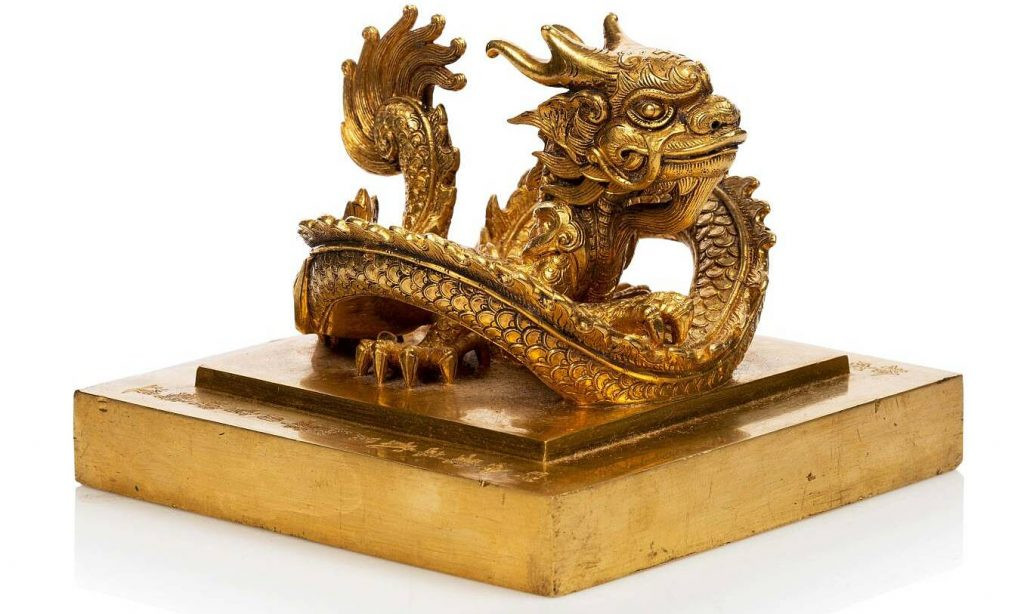 Ấn vàng 'Hoàng đế chi bảo' về Việt Nam