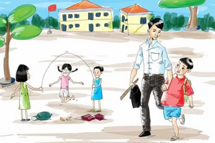 Tranh vẽ chủ đề Chào mừng ngày Nhà giáo Việt Nam 2011  Năm học 2021   2022