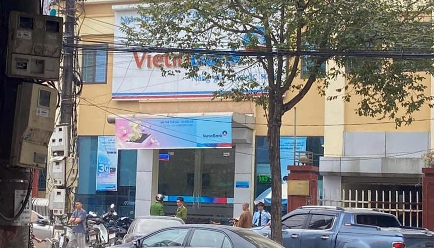 Bắt nghi phạm cướp gần 700 triệu của ngân hàng VietinBank ở Thái Nguyên