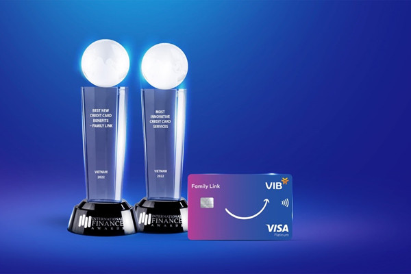 VIB lập ‘cú đúp’ giải thưởng quốc tế về thẻ tín dụng 2 năm liên tiếp