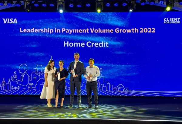 Home Credit giành giải thưởng Visa Award năm thứ 3 liên tiếp