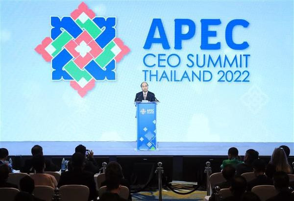 President highlights requirements of future trade, investment at APEC CEO Summit hinh anh 1