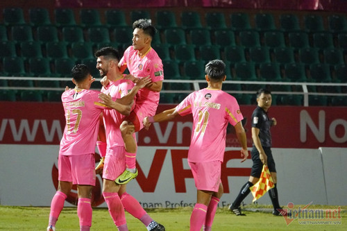 Sài Gòn FC xuống hạng Nhất dù thắng Bình Dương