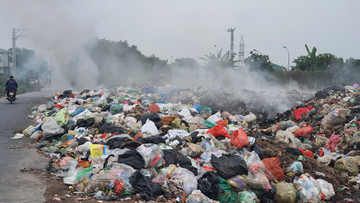 Sẽ di dời hết các bãi tập kết rác thải tại huyện Thanh Oai từ 5/12