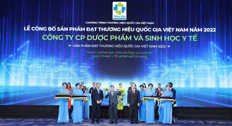 Hai sản phẩm Mebiphar đạt Thương hiệu Quốc gia Việt Nam 2022