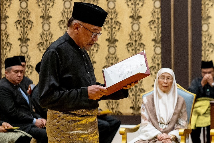 Hình ảnh lễ nhậm chức của tân Thủ tướng Malaysia