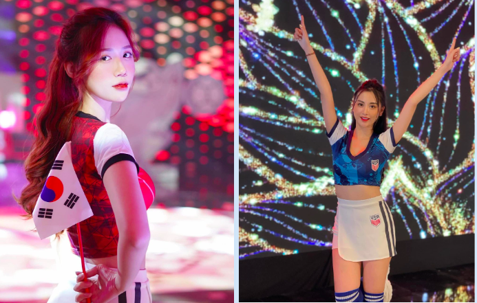 Hotgirl bình World Cup là ý tưởng thuần giải trí hoặc phá cách