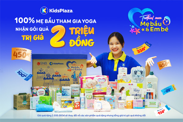 KidsPlaza tổ chức Festival Mẹ bầu và em bé lớn chưa từng có