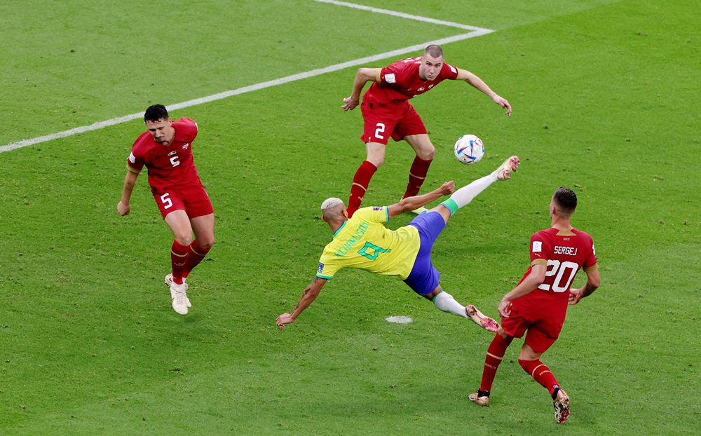 Video bàn thắng Brazil 2-0 Serbia: Mãn nhãn siêu phẩm của Richarlison