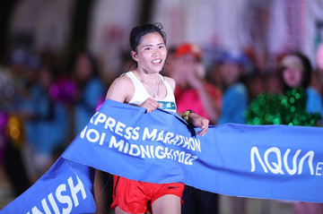 Duan wins Hanoi Midnight marathon title, eyes SEA Games slot