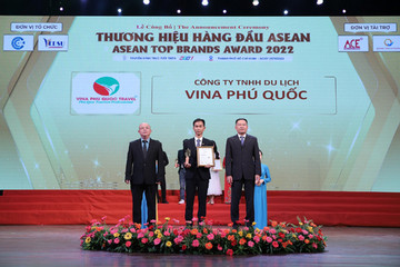 Vina Phú Quốc Travel nhận danh hiệu Thương hiệu hàng đầu ASEAN 2022
