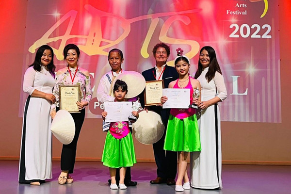 Liên hoan nghệ thuật Châu Á-TBD: HS trường TH Tân Thời Đại đạt nhiều giải thưởng lớn
