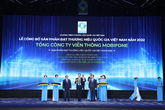 MobiFone được vinh danh Thương hiệu quốc gia Việt Nam 2022