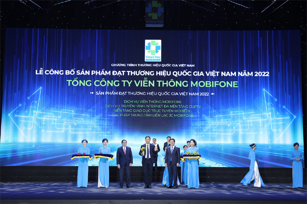 MobiFone được vinh danh Thương hiệu quốc gia Việt Nam 2022