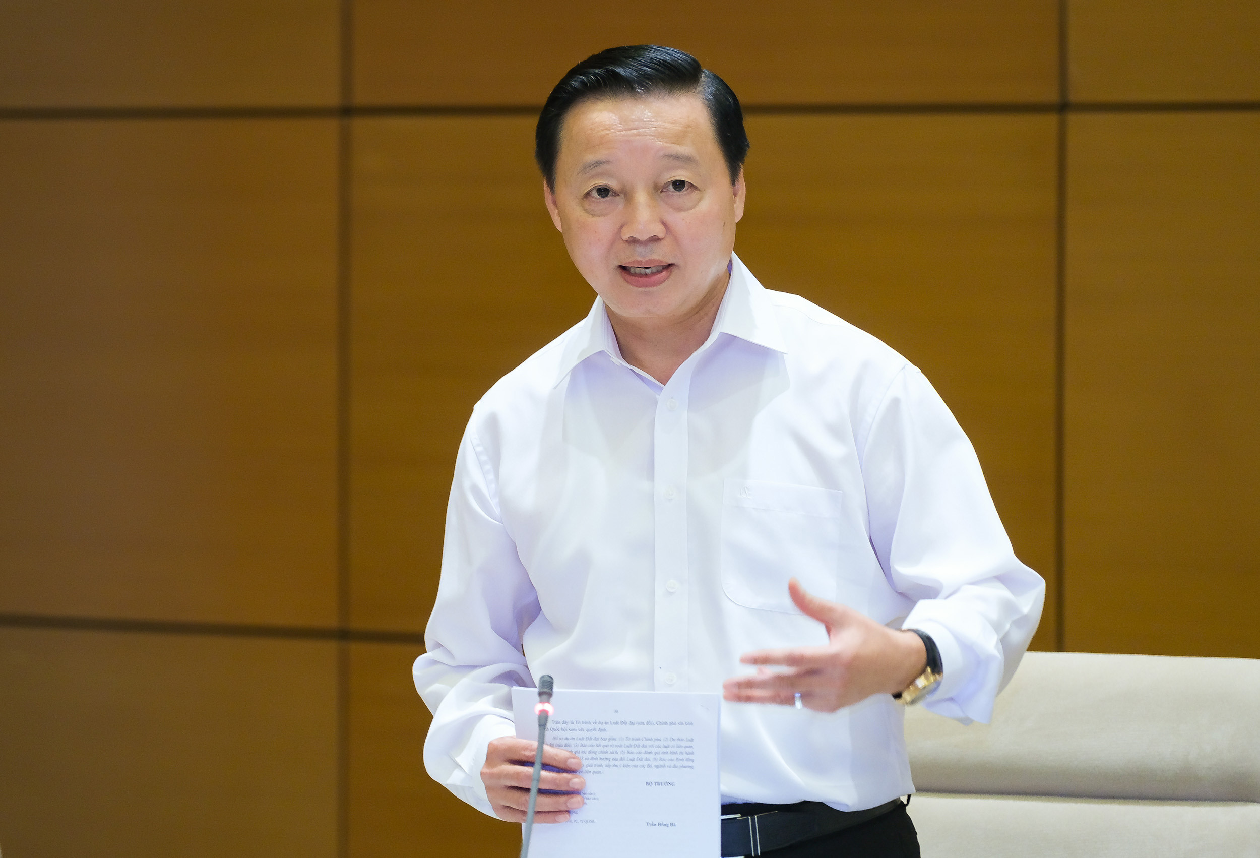Bộ trưởng Trần Hồng Hà: Giá đất sẽ không bị chi phối bởi ý chí