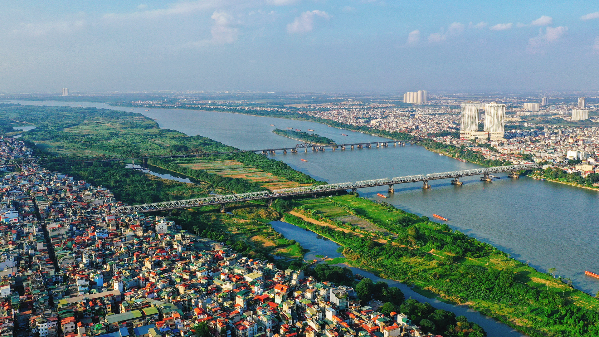 Hàng nghìn ha bãi sông Hồng được định hướng xây khu đô thị, công viên
