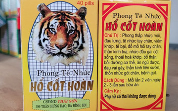 Bộ Y tế cảnh báo Phong tê nhức Hổ Cốt Hoàn sản xuất tại Hà Nội là thuốc giả