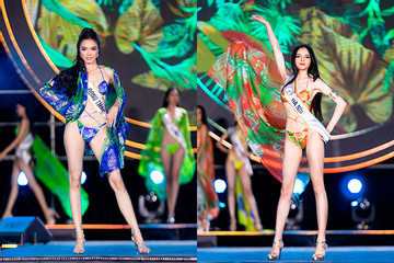 Ngắm các thí sinh Hoa hậu Du lịch Việt Nam diện bikini rực rỡ