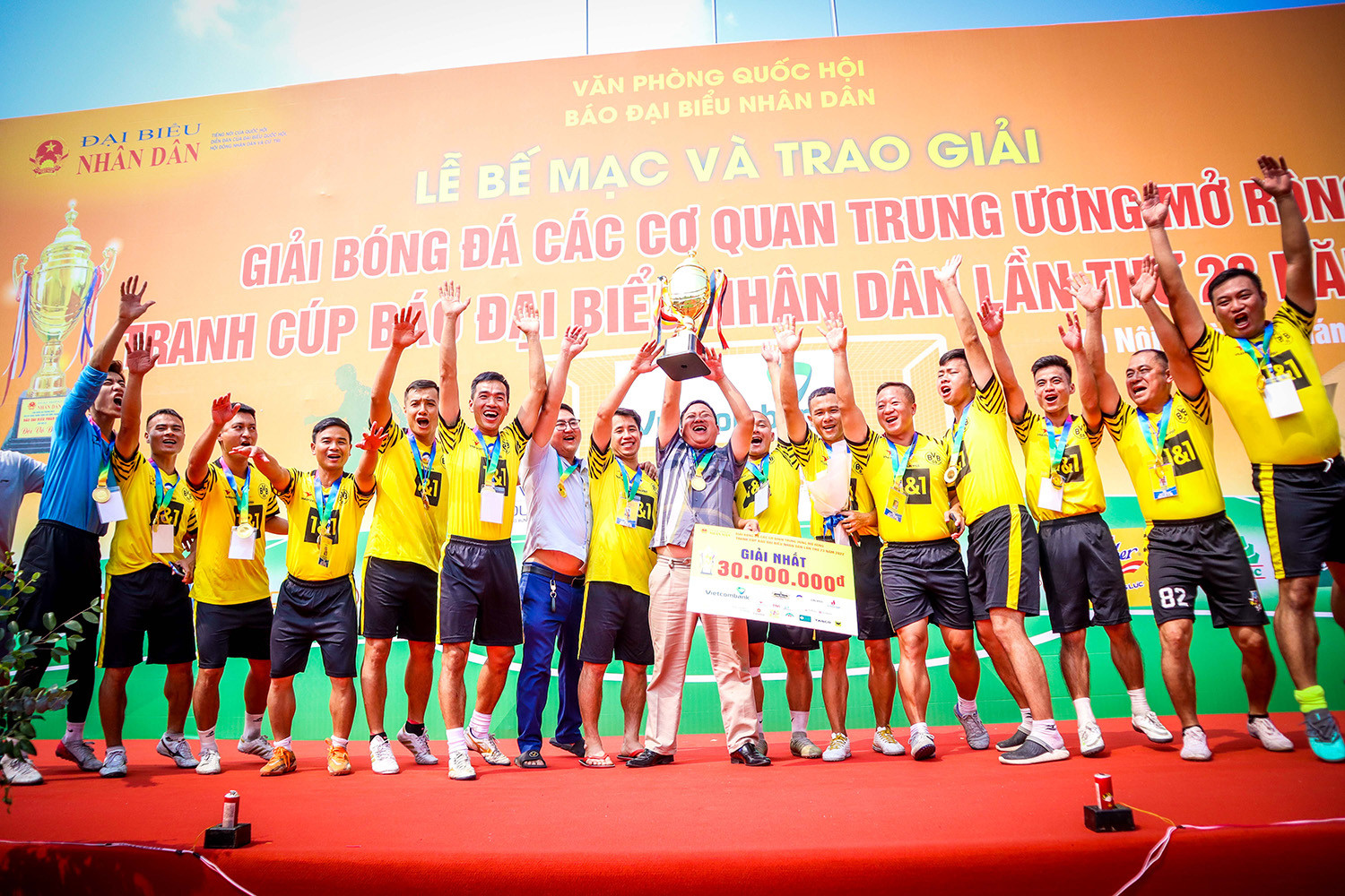 Bế mạc giải bóng đá các cơ quan Trung ương mở rộng 2022
