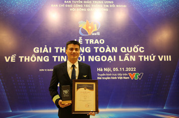 Phim về an toàn bay và MV của Vietnam Airlines nhận Giải thưởng Thông tin đối ngoại