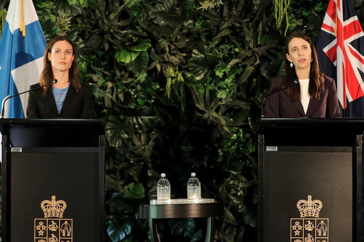 Màn đối đáp sắc sảo của hai nữ Thủ tướng New Zealand và Phần Lan