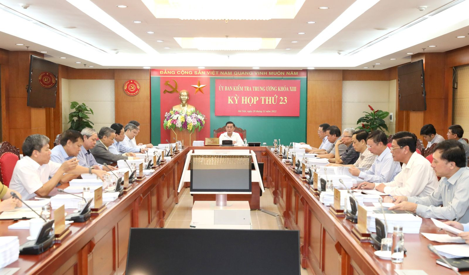 Thông báo Kỳ họp thứ 23 của Ủy ban Kiểm tra Trung ương