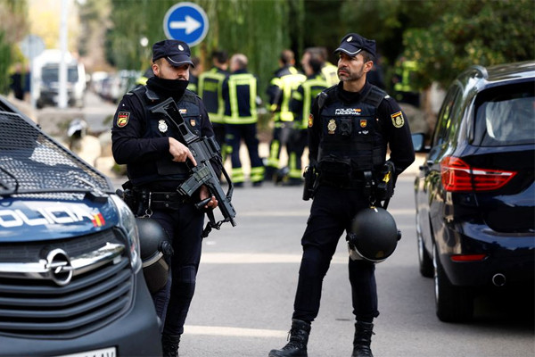 Bom thư gửi đến Thủ tướng Tây Ban Nha, Madrid thắt chặt an ninh