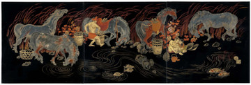 Vietnamese lacquer painting sold for EUR390,000 at French auction