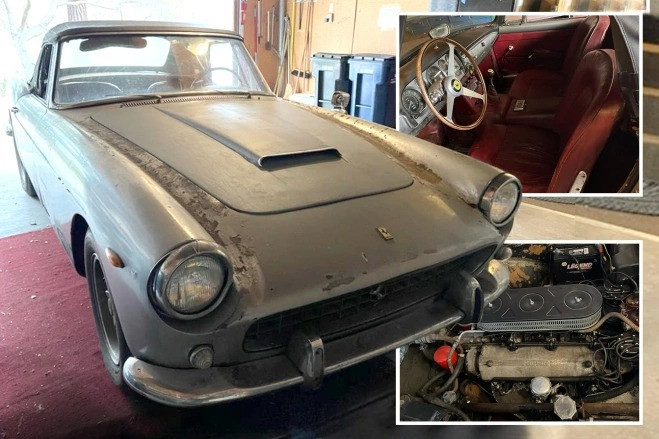 Siêu xe Ferrari hơn 60 năm tuổi tưởng đồng nát nhưng rao bán giá cao bất ngờ