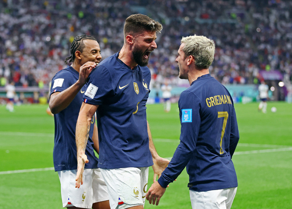 Video bàn thắng Anh 1-2 Pháp: Giroud bừng sáng