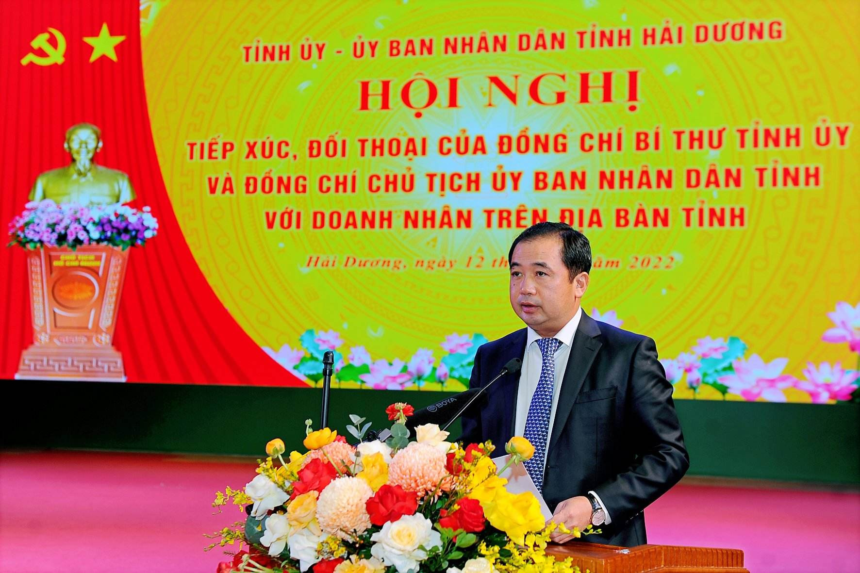 Lãnh đạo tỉnh Hải Dương đối thoại với doanh nghiệp về thúc đẩy đầu tư