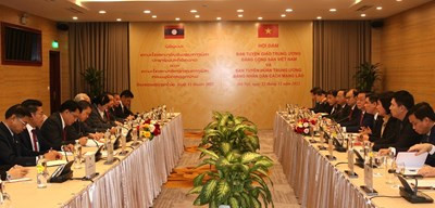 Việt Nam - Lào tăng cường trao đổi, chia sẻ kinh nghiệm công tác Tuyên giáo