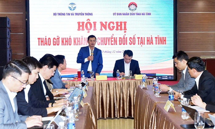 Bộ TT&TT đồng hành, hỗ trợ tỉnh Hà Tĩnh thúc đẩy chuyển đổi số