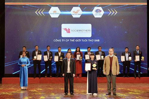 Soc&Brothers nhận giải ‘Nhãn hiệu nổi tiếng - Nhãn hiệu cạnh tranh Việt Nam 2022’