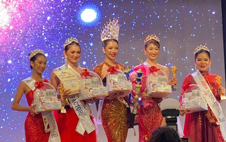 Thuỳ Dung rạng ngời về nước sau đăng quang Hoa hậu Châu Á 2022