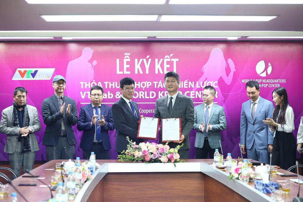 VTVcab ký kết hợp tác chiến lược với World K-POP Center