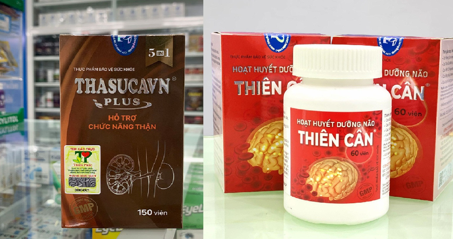 Tạm dừng lưu thông thực phẩm bảo vệ sức khỏe Thasucavn Plus và Hoạt huyết dưỡng não Thiên Cân - Ảnh 2.