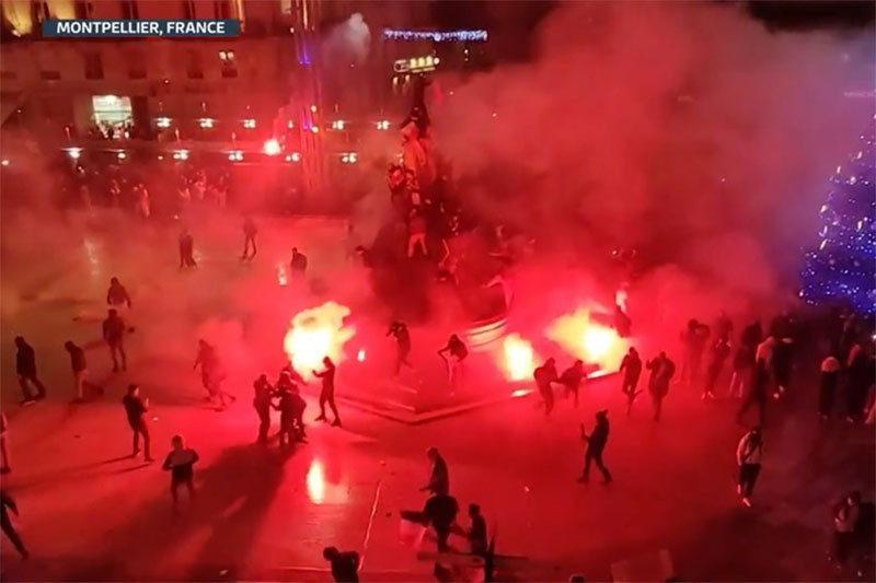 Đụng độ chết người giữa cổ động viên ở Pháp sau trận bán kết World Cup
