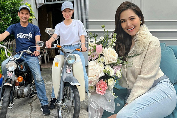 Tiết Cương hạnh phúc bên vợ trẻ, Phanh Lee xinh đẹp đón tuổi 32