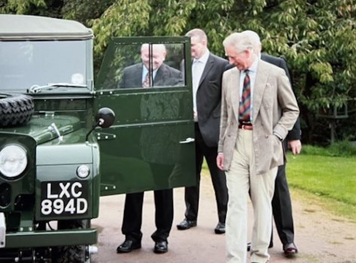 It's thought King Charles had a hand in restoring the vehicle to its former glory