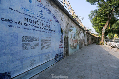 Hanoi mural street gets upgrade