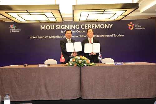 Việt Nam và Hàn Quốc ký hợp tác xúc tiến du lịch 2023 - 2024