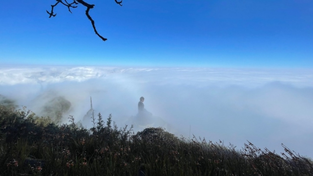 temperatures falls below zero, ice and frost recorded on fansipan mt peak picture 6