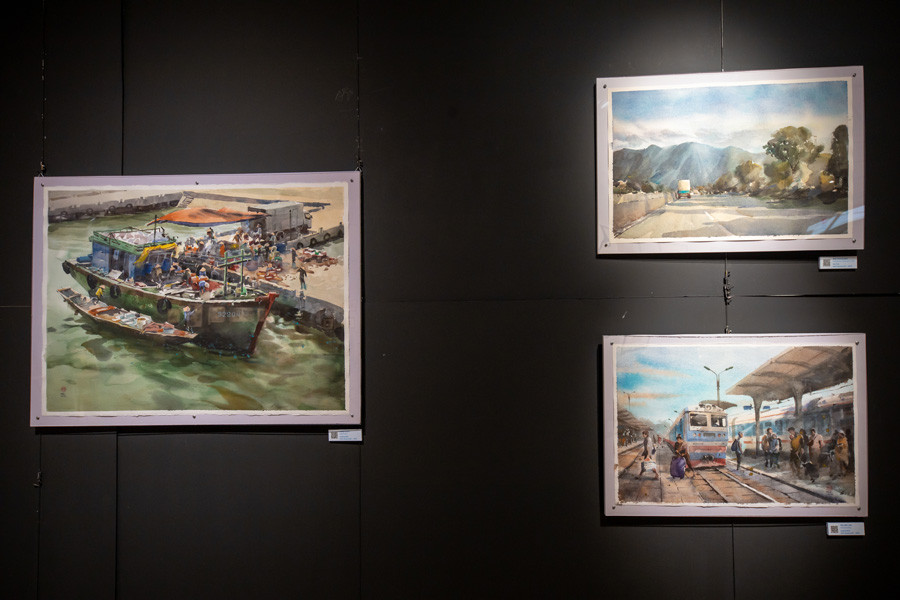 Bản song tấu độc đáo giữa ký họa và màu nước trong 'Hồi sinh'