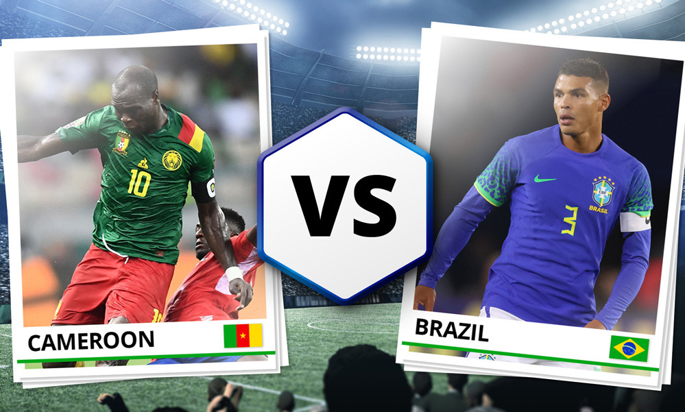 Link xem trực tiếp Cameroon vs Brazil, 2h hôm nay 3/12