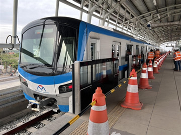 HCM City metro train set for test run