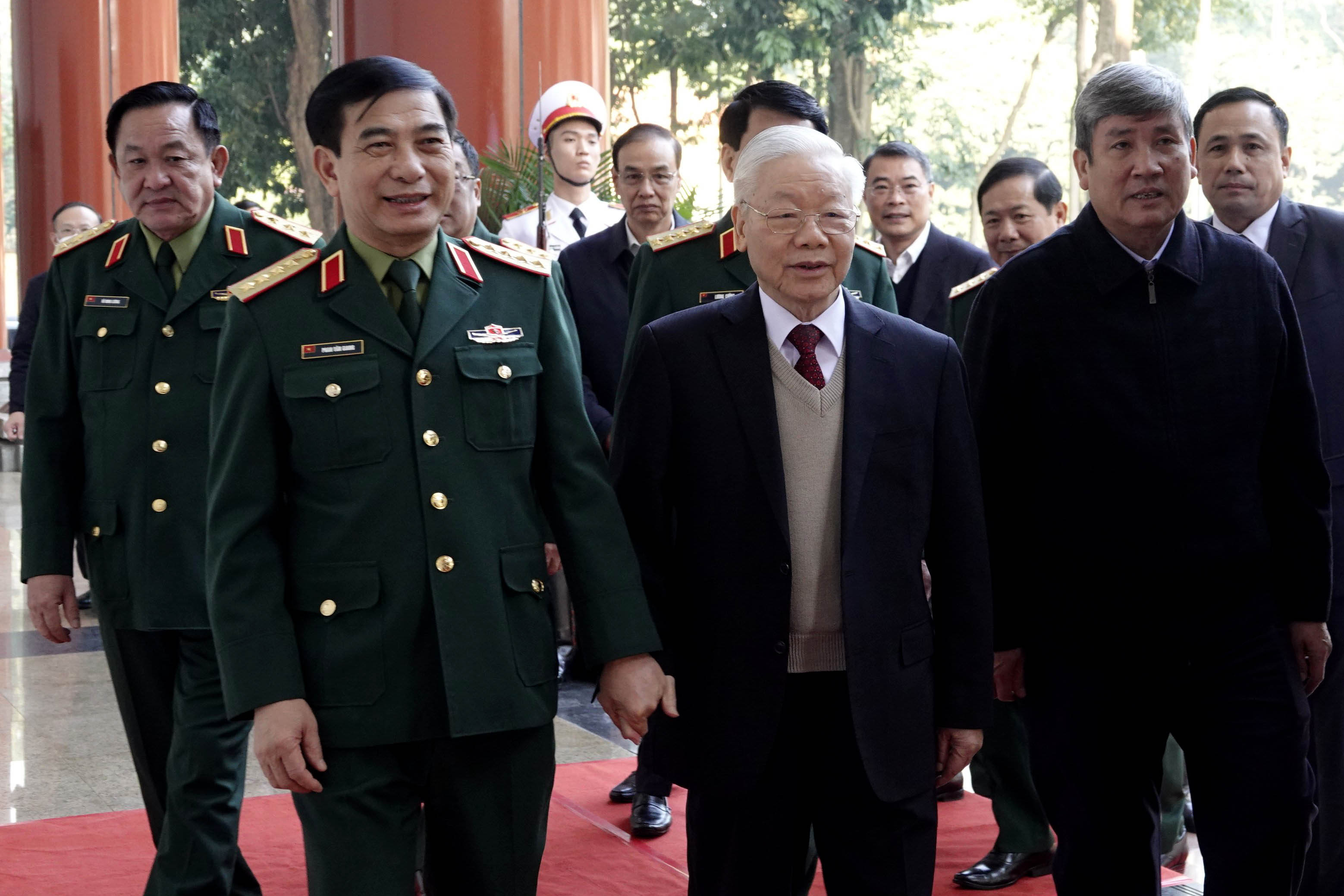 Tổng Bí thư Nguyễn Phú Trọng dự, chỉ đạo Hội nghị Quân chính toàn quân 2022